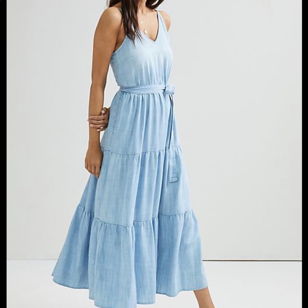 Anthropologie Cloth and Stone Tiered Maxi Dress